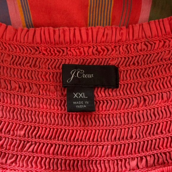 J. Crew Multicolor Madras Plaid Spaghetti Strap Sundress - Size XXL - Picture 4 of 5